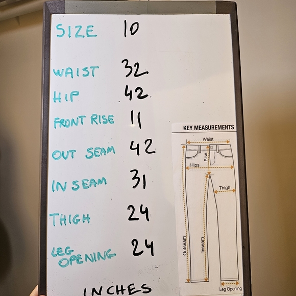 Anne Klein grey business office formal wide winter pants size 10 US - Picture 8 of 8